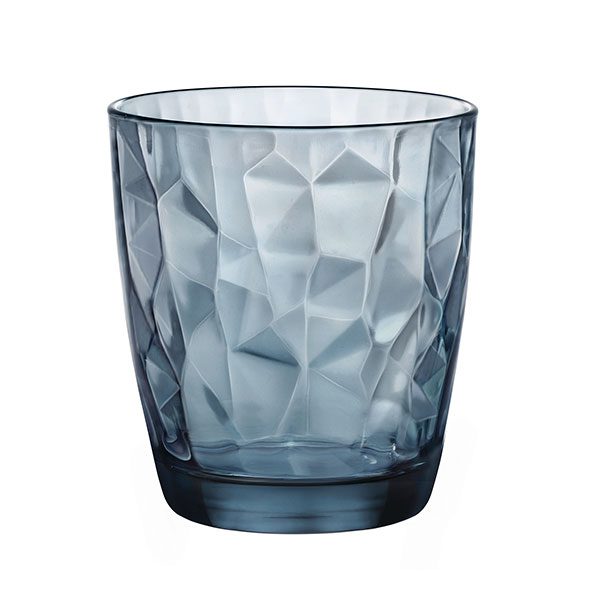 016-50220.jpg DIAMOND TUMBLER WATER 30CL BLUE - Image 1