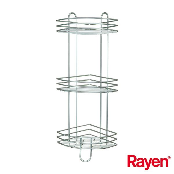 023-2070.jpg RAYEN BATH CORNER 3 SHELVES - Image 1