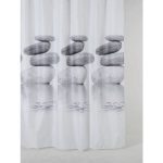 GUOCHI SHOWER CURTAIN ZEN STONES