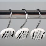 GUOCHI CURTAIN RINGS STRIPES X12