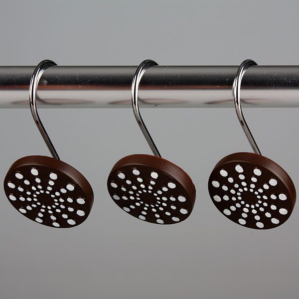 138-02790C.jpg GUOCHI CURTAIN RINGS SPARKLE X12 - Image 1