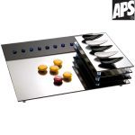APS SERVING MIRROR GN 1/2 BLACK