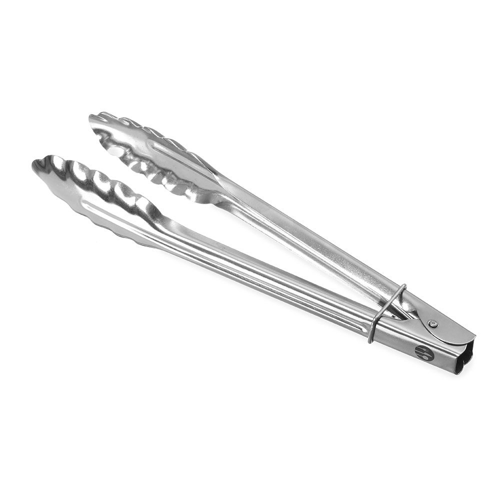 210-171806-handi-salad-serving-tongs-with-clip-inox-30cm HENDI SALAD TONGS W/CLIP 30 - Image 1