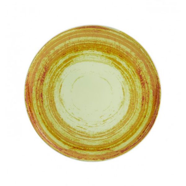 210-42706.jpg MANDARINE FRUIT PLATE 22 GREEN - Image 1