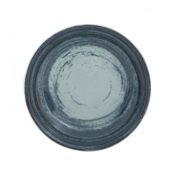 210-42720.jpg MANDARINE FRUIT PLATE 28 GREY - Image 1