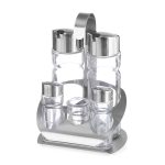 HENDI CONDIMENT SET SALT/PEPPER/OIL/VIN/TOOTHPICKS