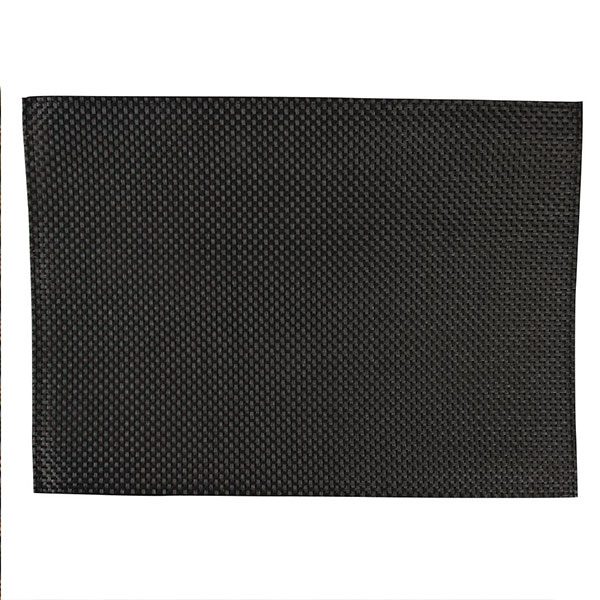 210-60012.jpg APS PVC PLACEMAT 45X33 BLACK - Image 1