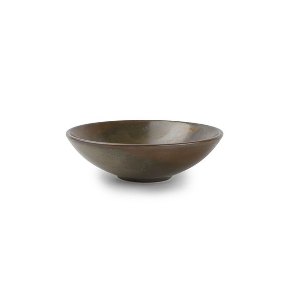 210-657421.jpg ESCURA BOWL 12.5 DARK BROWN - Image 1