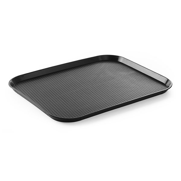 210-87885.jpg HENDI TRAY PP FAST FOOD 35X45 BLACK - Image 1