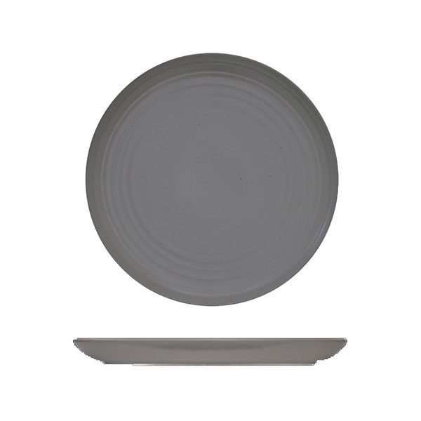 231-42439.jpg ARTISAN PEBBLE COUPE PLATE FLAT 27 - Image 1