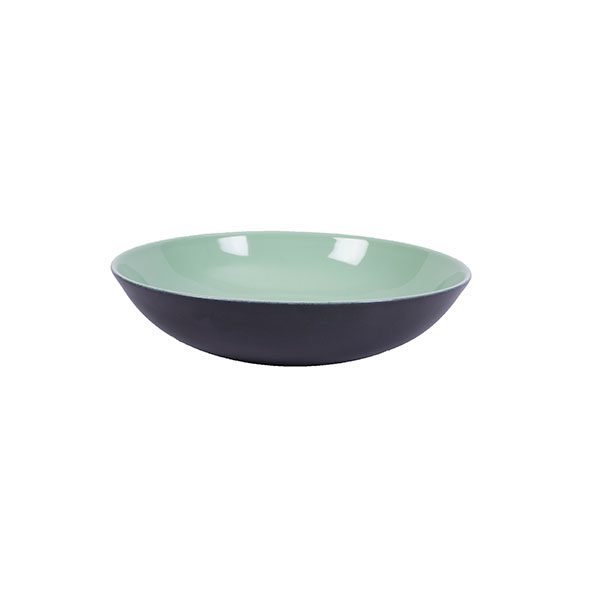 231-45276.jpg PEAR GREEN COUPE BOWL 25 - Image 1