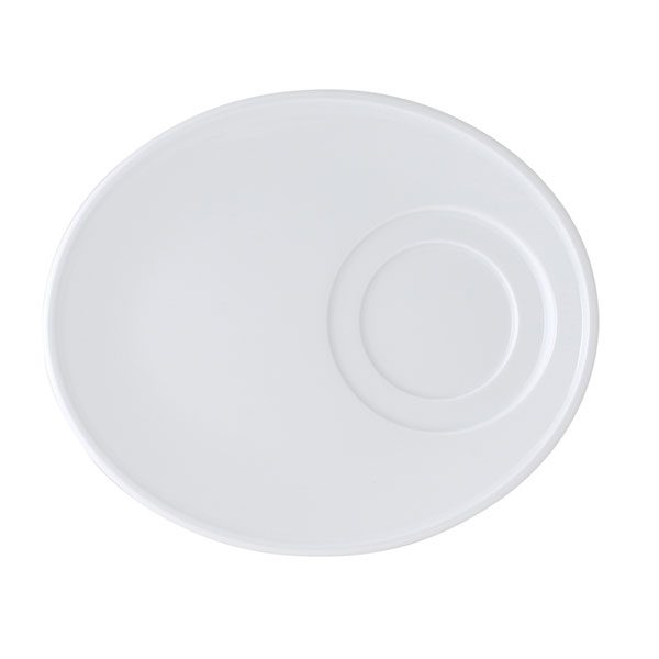 231-61712.jpg BRASSERIE SAUCER OVAL 17 - Image 1