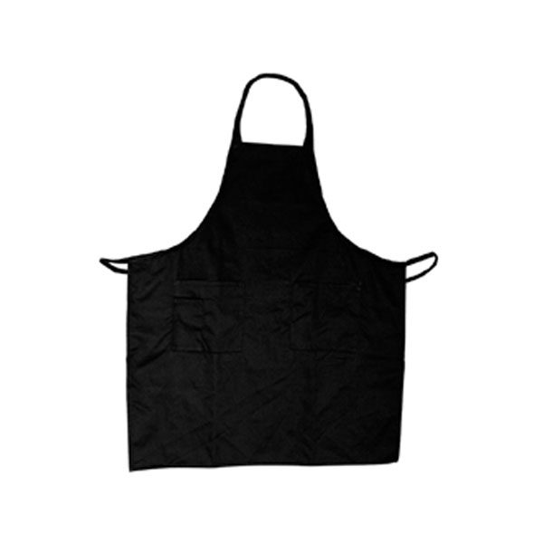 932-00004.jpg NECK APRONS W/POCKET BLACK - Image 1