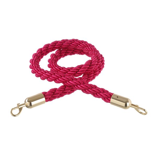 210-810477-hendi-barrier-rope-red-gold HENDI BARRIER CORD 1.5M RED GOLD - Image 1