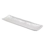 LEONE PLATE RECT. MEL. 37X11X2.5 WHITE