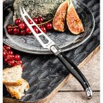 LAGUIOLE CHEESE KNIFE BLACK IN WOODEN BOX - Image 3
