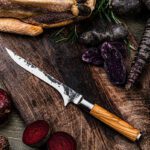 FORGED KNIFE BONING 15CM OLIVE WOOD - Image 4