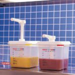 ARAVEN CONTAINER PP W/PUMP GN 1/9 1.5L - Image 4