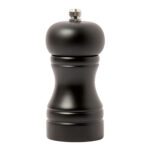 PKS PEPPER MILL WOODEN 10CM CERAMIC BLACK MAT