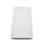 VASSOI PLATTER RECT. PORCEL. 36.5X15X1.5CM WHITE