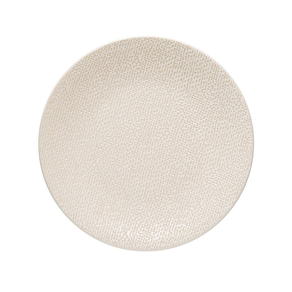 210-035823-stone-plate-flat-20cm-gaufre-white_01 GAUFRE PLATE FLAT 20CM WHITE - Image 1