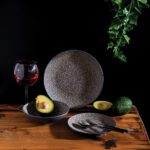 GAUFRE PLATE DEEP 19CM GREY - Image 4