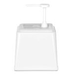 HENDI CONTAINER PP W/PUMP GN 1/6 2.5L WHITE - Image 3