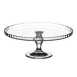 PATISSERIE CAKE PLATE FOOTED 32.2X12.8CM