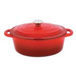 XANTEN ROASTER CAST IRON 37X22X11.5 4L RED - Image 2