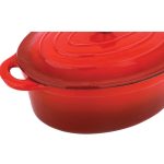 XANTEN ROASTER CAST IRON 37X22X11.5 4L RED - Image 3