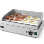 HENDI GRIDDLE DOUBLE SMOOTH 2400W 55X46X24CM - Image 3