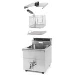 HENDI DEEP FRYER INDUCTION 8L 3500W 29X62X41CM - Image 7