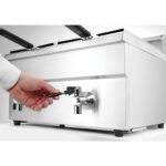 HENDI DEEP FRYER INDUCTION 2X8L 7000W W/DRAIN TAP 57X60X41CM - Image 6