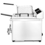 HENDI DEEP FRYER INDUCTION 2X8L 7000W W/DRAIN TAP 57X60X41CM - Image 9