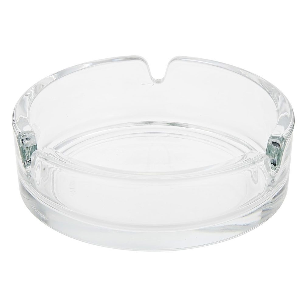016-23806-play-ashtray-round-glass-10cm PLAY ASHTRAY ROUND GLASS 10CM - Image 1