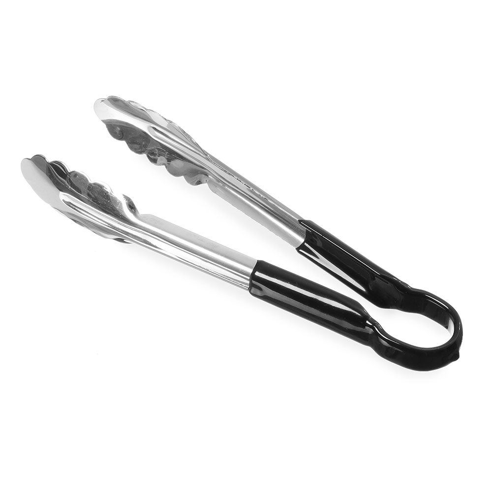 210-171752-hendi-tong-inox-with-pvc-black-handle-25cm HENDI TONGS W/PVC BLACK HANDLE 25CM - Image 1
