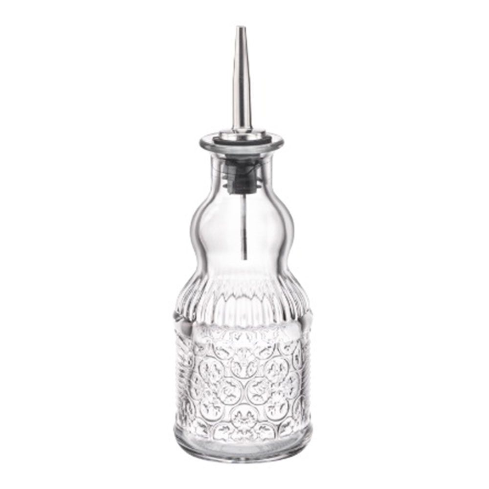 016-12154-italian-heritage-glass-dash-bottle-with-pourer-25cl ITALIAN HERITAGE BOTTLE W/POURER 25CL - Image 1