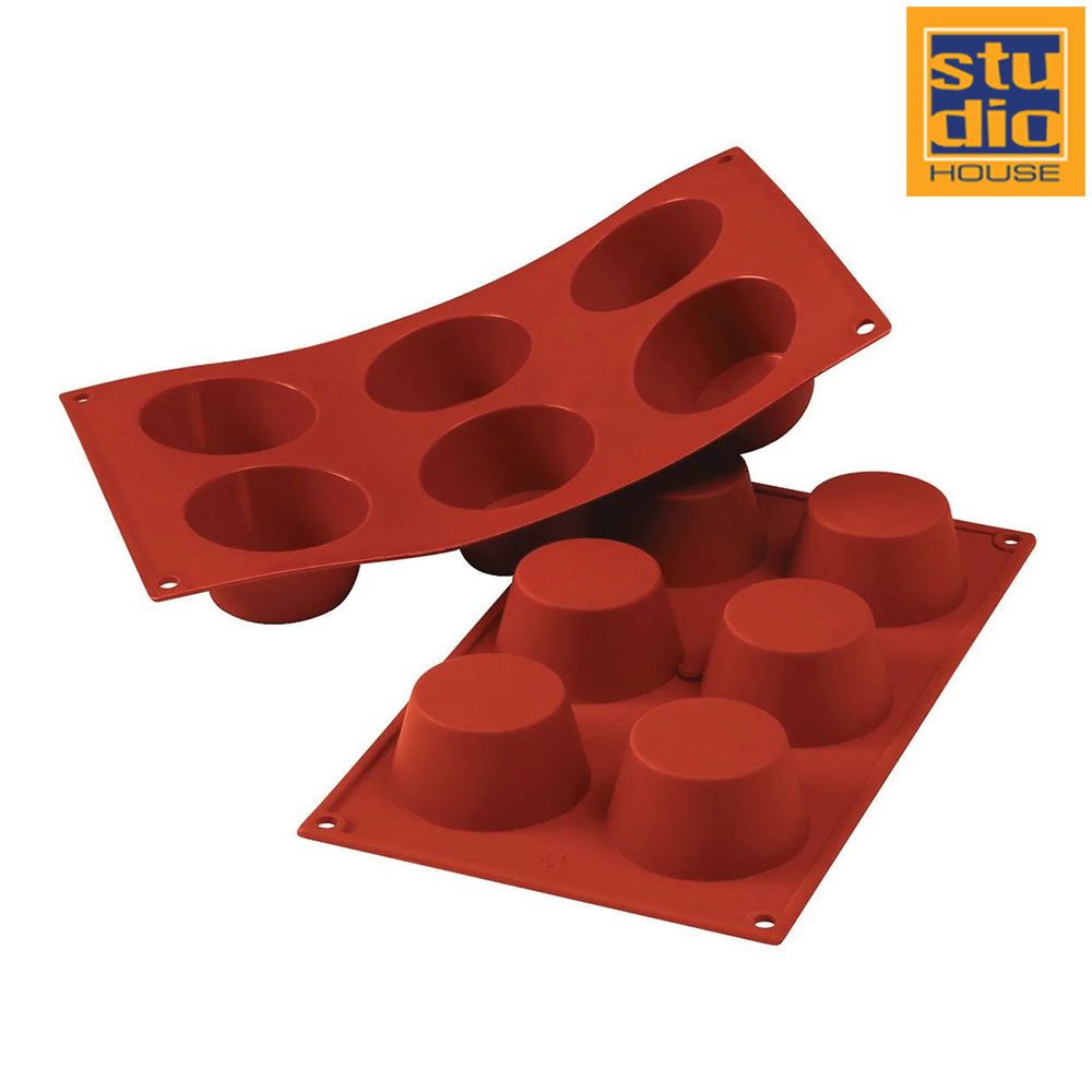210-936743 SILIKOMART MOULD BAKING MUFFINS SILICON 6X10CL - Image 1