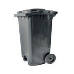 PEDAL BIN W/WHEELS 100L