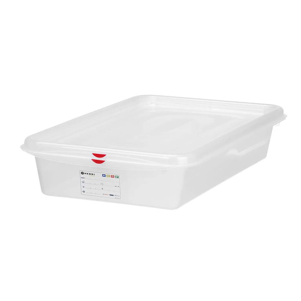 210-873342-hendi-container-sealed-w-lid-pp-gn-1-1-10cm-13l HENDI CONTAINER SEALED W/LID PP GN 1/1 10CM 13L - Image 1