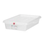 HENDI CONTAINER SEALED W/LID PP GN 1/1 15CM 21L