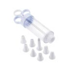 CHEF AID PASTRY SYRINGE WITH 8 TIPS