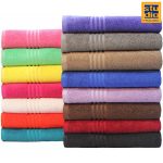 BLOSSOM HAND TOWEL 33X33 BURGUNDY - Image 2