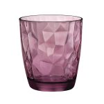 DIAMOND TUMBLER WATER 30CL PURPLE