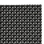 APS PVC PLACEMAT 45X33 BLACK - Image 2