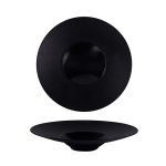 BLACK DAZZLE PLATE DEEP GOURMET 28