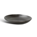 BLACK CERES PLATE DEEP 24.5