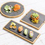 LEONE TRAY SQUARE BAMBOO/SLATE 22 - Image 3