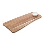 LEONE ACACIA TRAY W/MELAMINE BOWL 49