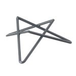 Leone Buffet Stand Metal Grey 26